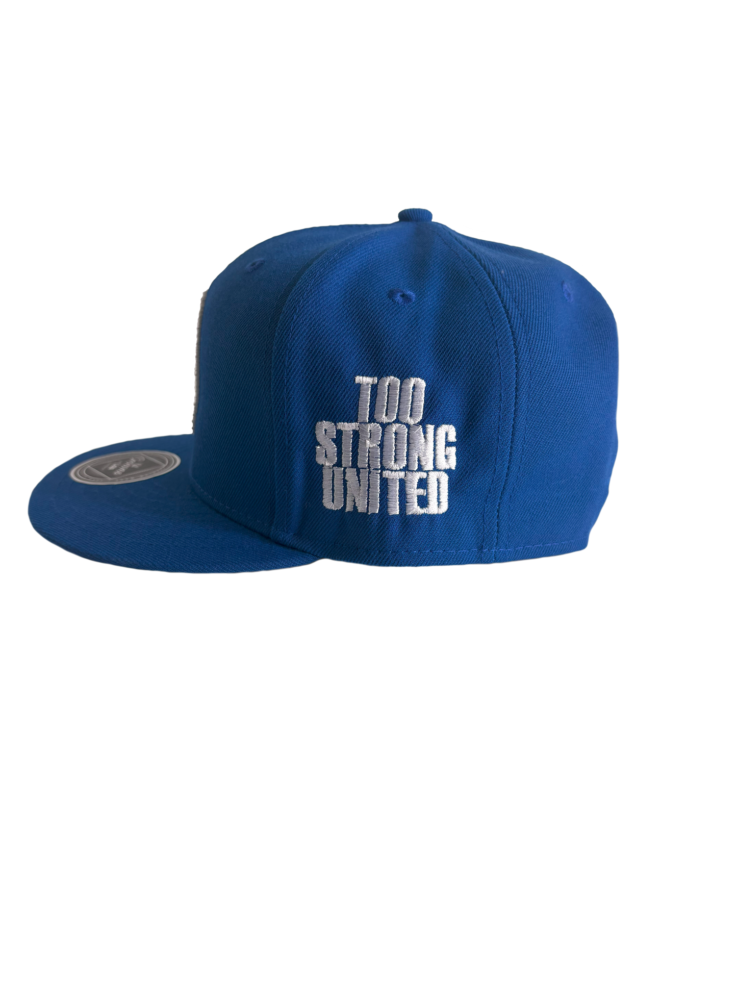 TOO BLACK TOO STRONG / TOO STRONG UNITED SNAPBACK: Black / Red / Blue