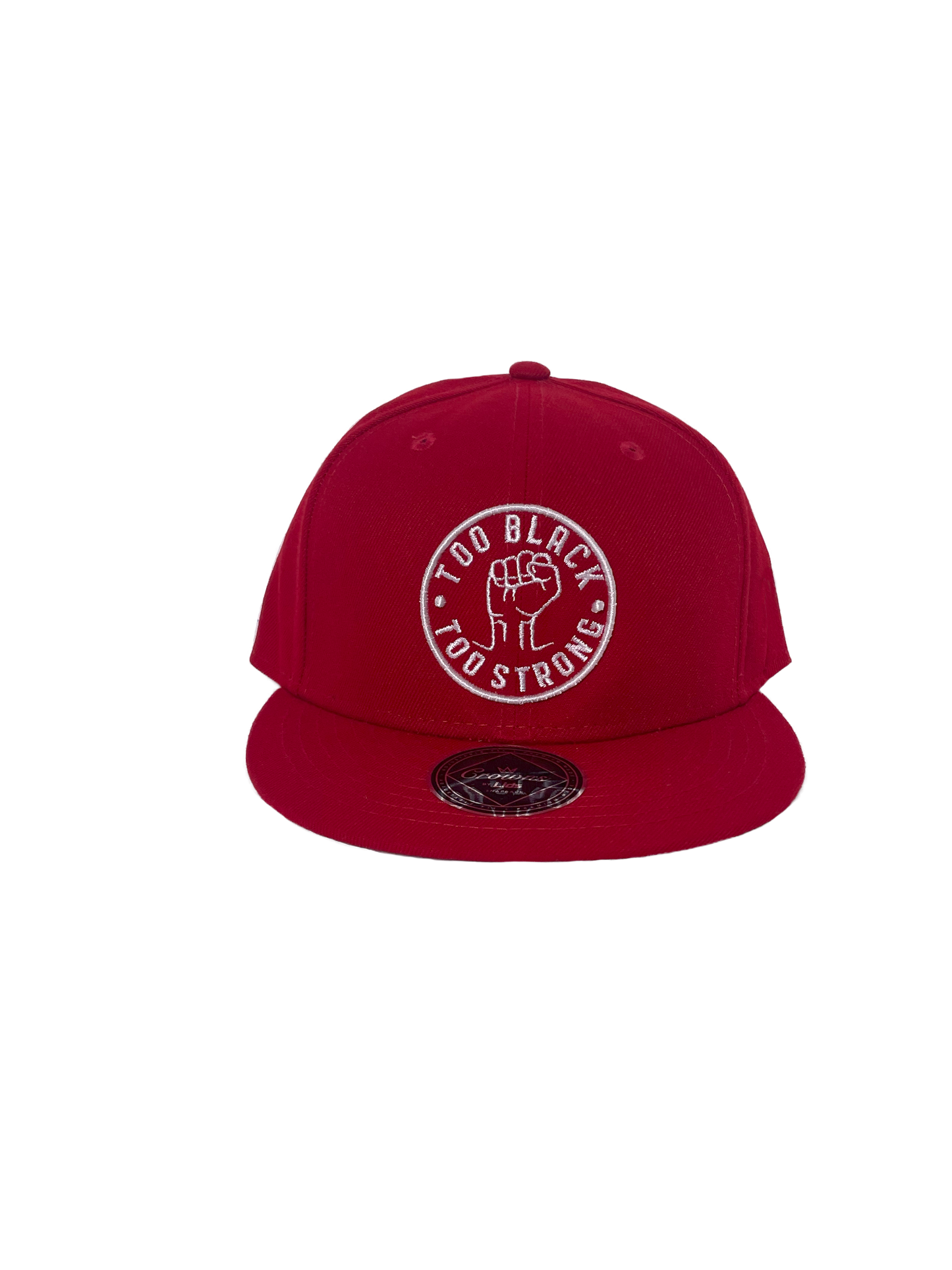 TOO BLACK TOO STRONG / TOO STRONG UNITED SNAPBACK: Black / Red / Blue