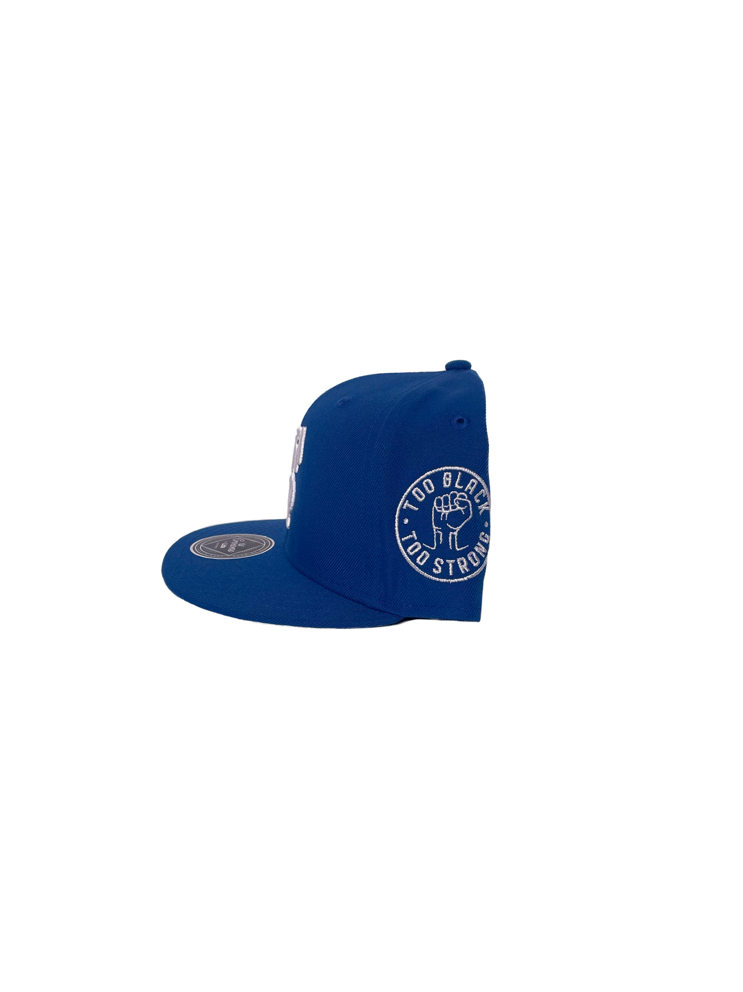 TOO STRONG UNITED (T/S) / TOO BLACK TOO STRONG SNAPBACK: Black / Blue / Red