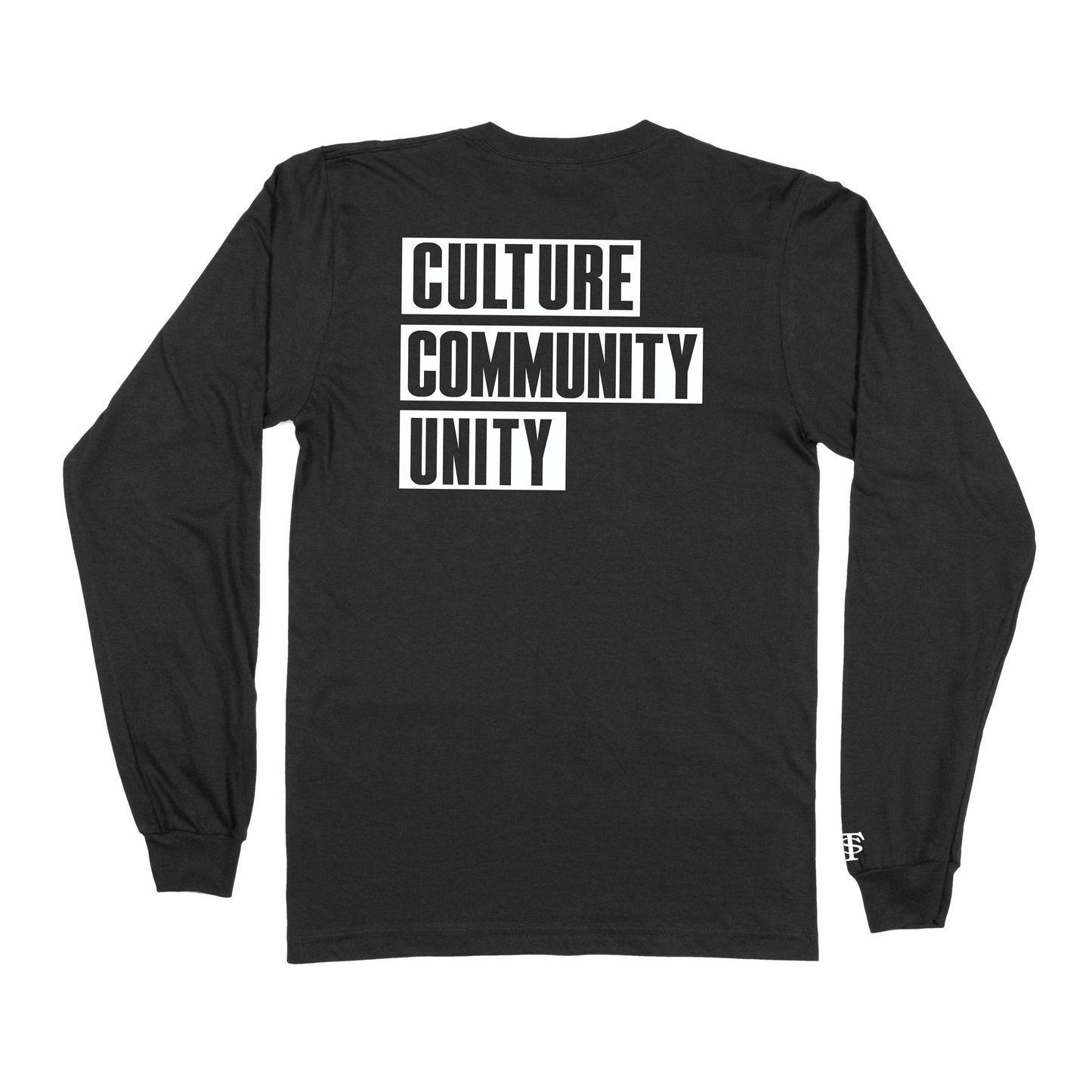 TOO STRONG UNITED / CULTURE COMMUNITY UNITY /T.S: Black, White, Red, Black & Green