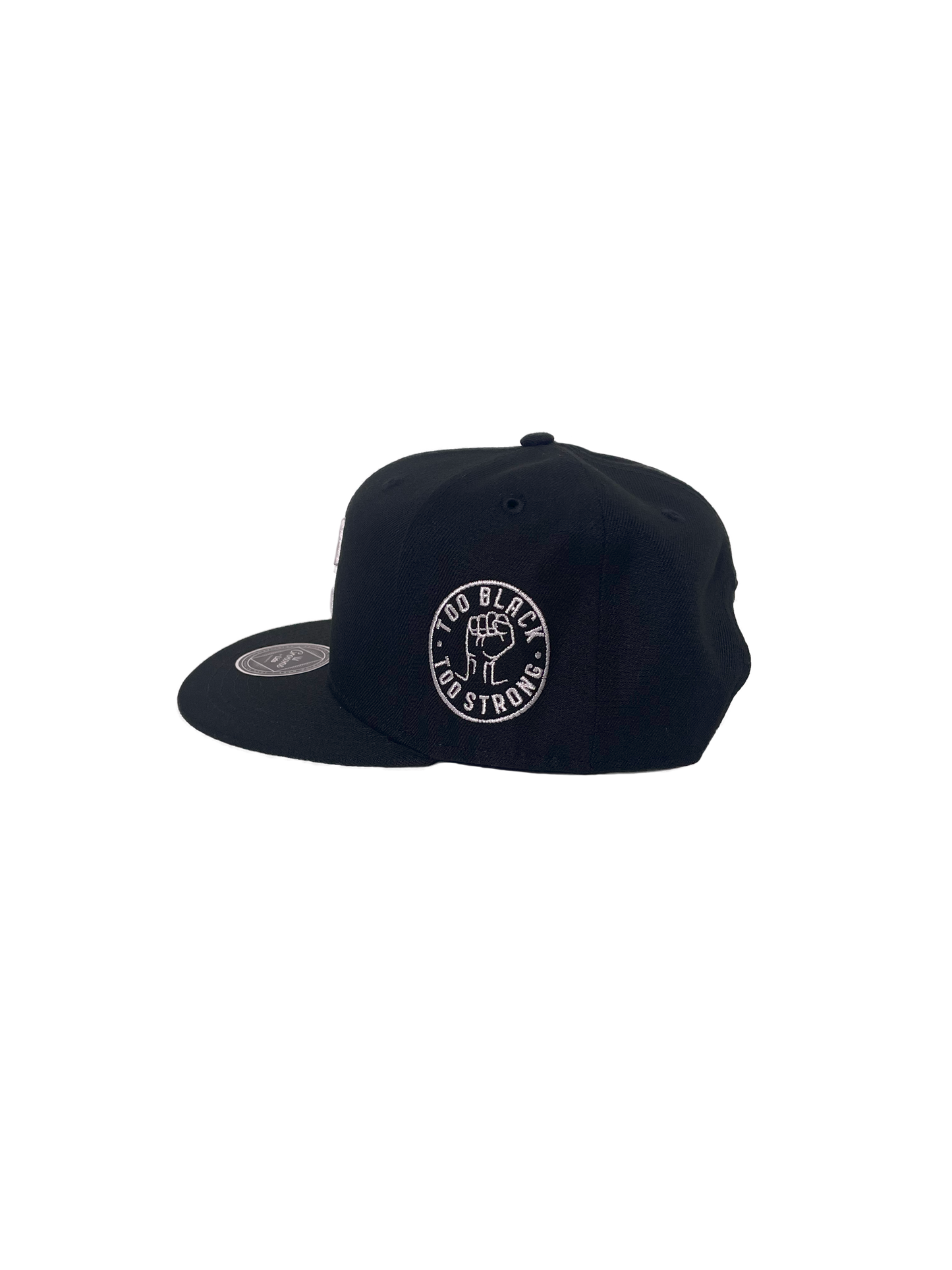 TOO STRONG UNITED (T/S) / TOO BLACK TOO STRONG SNAPBACK: Black / Blue / Red