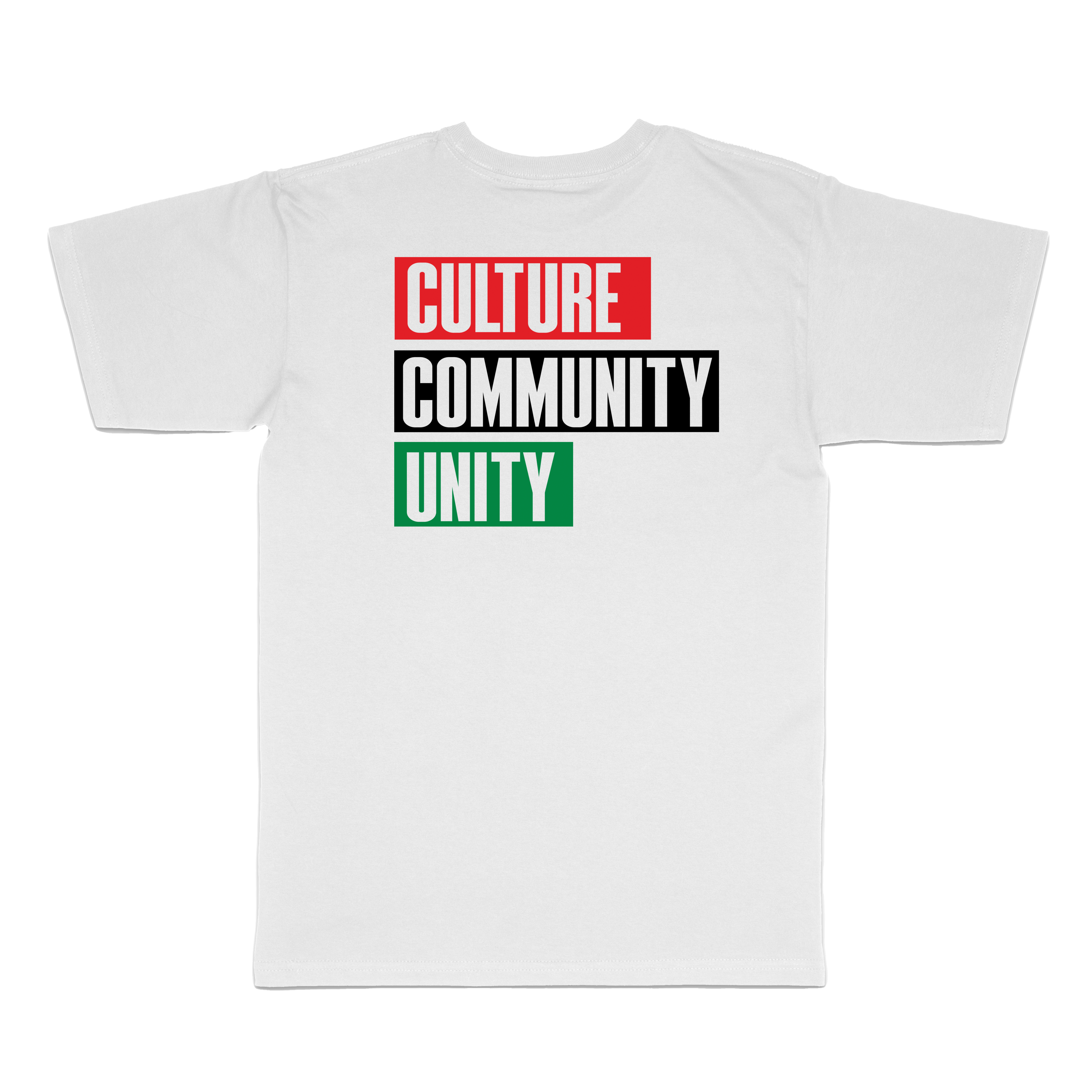 TOO STRONG UNITED / CULTURE COMMUNITY UNITY / T.S: Black, White, Red ...